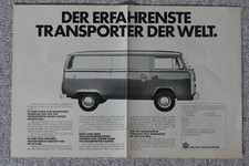 Original Werbung VW Bus T2