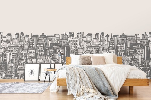 Edifici disegnati mano - disegnati, a