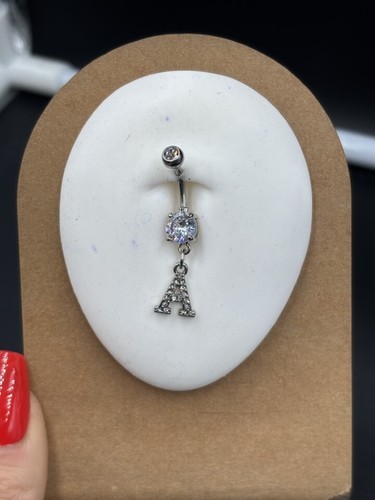 Piercing ombelico letterina - piercing,