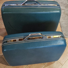 Coppia di valigie rigide Samsonite colore azzurro