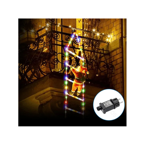 Babbo natale con scaletta - babbo,