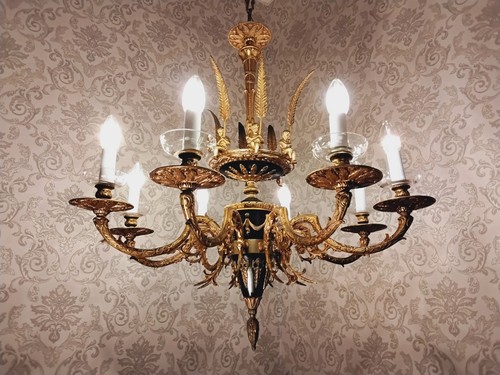 Antico raro lampadario - raro,