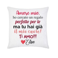 Cuscino personalizzato con