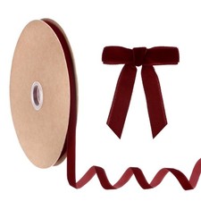 0.375" 25 Yards Thin Velvet