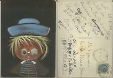 CARTOLINA ILLUSTRATA CON OCCHI MOBILI IN PLASTICA