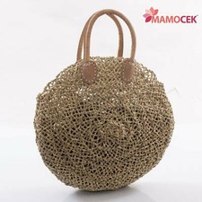 BORSA Coffa donna paglia tonda