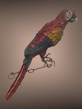 Pappagallo L’ara Animale Da Presepe Parrot Scena Orientali Eastern 17 Cm