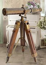 Telescopio in ottone stile
