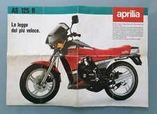 Poster Depliant (21 x 30) APRILIA AS 125 R caratteristiche tecniche (PANINARO)
