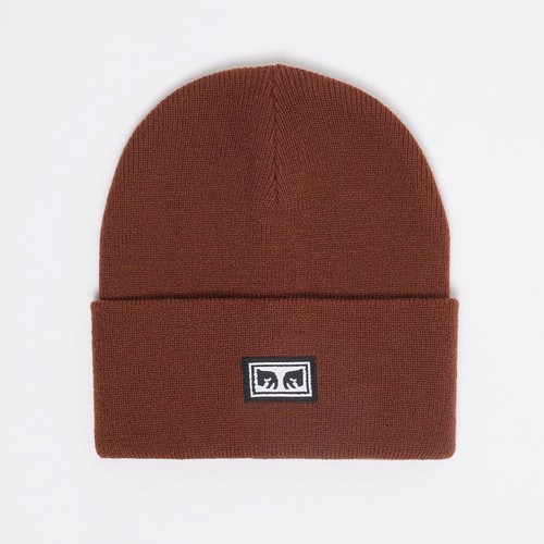 Obey icon eyes beanie sepia - icon,