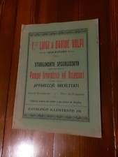 Catalogo Antico F.lli Luigi e Davide Volpi Casalromano Mantova pompe Irroratrici