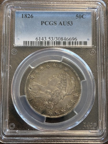 1826 capped bust half - 1826, dollar