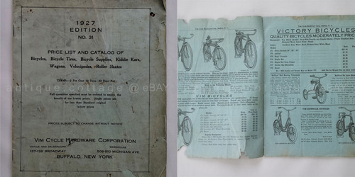 Antico catalogo biciclette - antico,