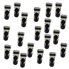 20pcs Nero Reggicalze Grip End
