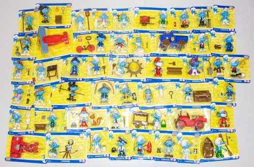 Puffo smurf figura 5cm scelta - puffo,