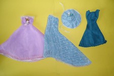 3 abiti barbie moda nel mondo vestiti bambola gioco collezione cappello