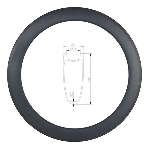 Cerchio carbonio bici strada