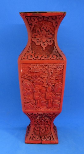 Vaso quadrato alto cinese