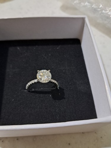 Anello solitario diamante - anello,