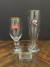 Lot of 3 Bar Glasses: Stella