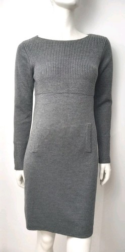 1970 seventy abito lana - abito, grigio