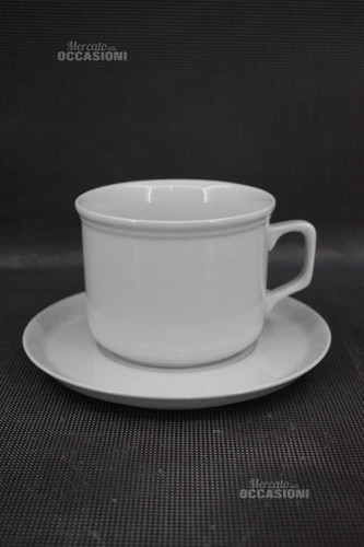 Tognana white cups - tognana, saucers