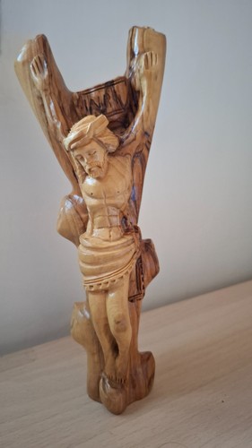 Statuetta crocifisso legno - statuetta, in