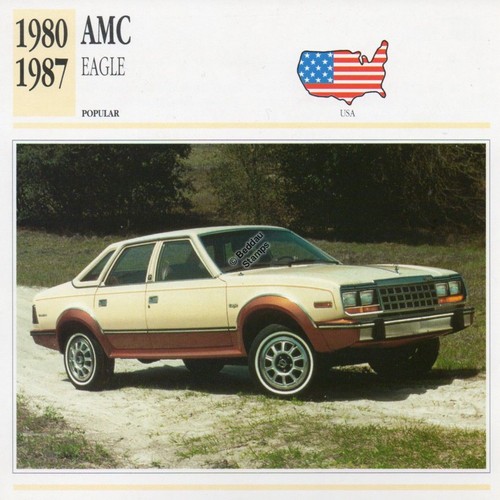 1980 1987 amc eagle classic - eagle,