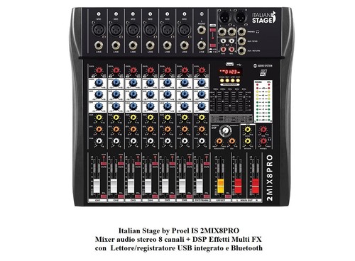 Italian stage 2mix8pro mixer - stage,