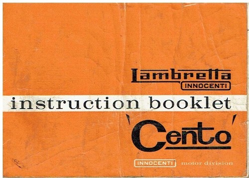 Lambretta cento 100cc scooter - lambretta,
