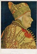 CARTOLINA ILLUSTRATORE BASTIANO LAZZARO  - RITRATTO DEL DOGE FOSCARI  - VINTAGE