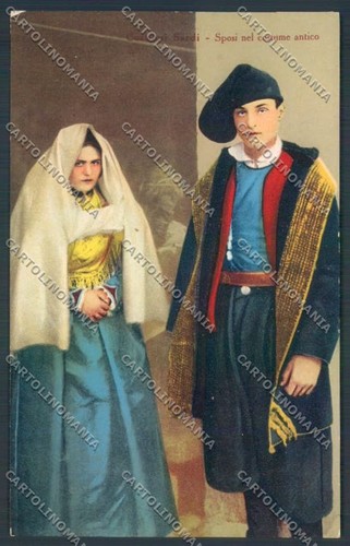 Cagliari costumi sardi - cagliari,