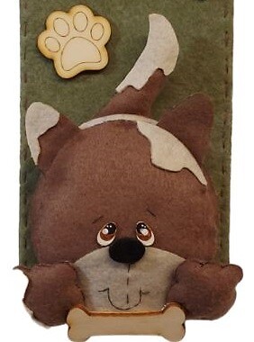 Sagoma legno cane - , 15cm