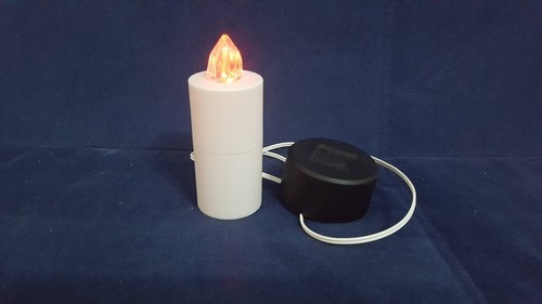 Lumino votivo led con pannello - lumino,