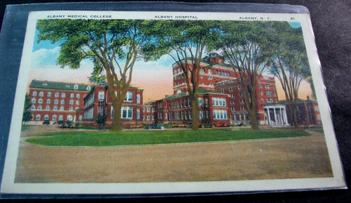 Vecchie cartoline albany - vecchie,