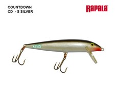 RAPALA COUNTDOWN CD 09 COLOR S SILVER SINKING SPINNING TROTA BASS FIUME LAGO
