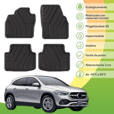 Tappetini Ecologici Con Materiali Riciclati Per Mercedes GLA H247 Dal 2019