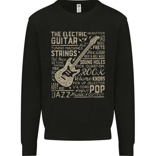Maglione felpa uomo guitar - maglione,