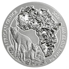 Ruanda 50 RWF 2026 oncia