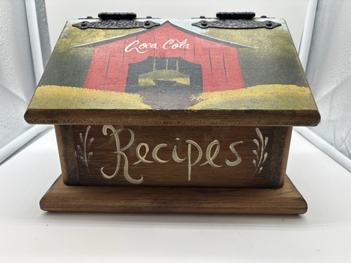 Ricettario vintage legno - ricettario,