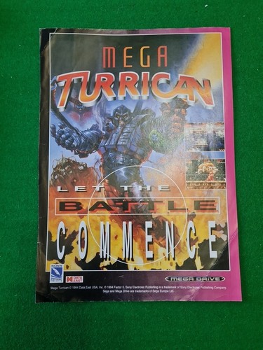 Mega turrican sega megadrive - turrican,