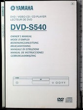 DVD-S540. AA.VV. YAMAHA.
