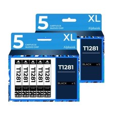 10 CARTUCCE NERE PER EPSON