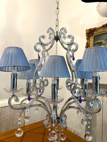 Raffinato lampadario metallo - lampadario,,
