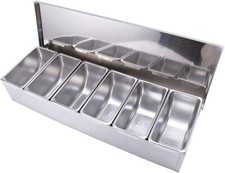 Contenitore per condimenti in acciaio INOX con coperchio