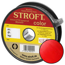 Stroft Color Monofilo Lenza da Pesca Rosso Nylon 25m-5000m 0,13mm -0,5mm