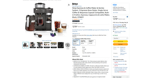 Ninja espresso coffee - ninja, &