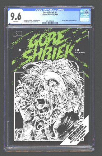 Gore shriek cgc 1 greg - 1, 1°