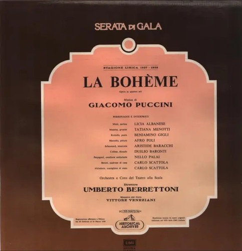 Puccini boheme scatola - la,