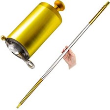 Bacchetta magica in metallo, professionale, asta telescopica in acciaio (H4X)